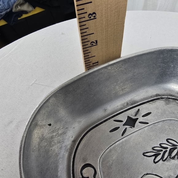 Wilton Armetal "Peace On Earth Goodwill To All" Dove Design Large Silver Tray - Picture 7 of 7